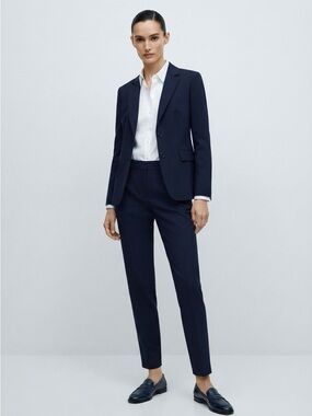 Custom Made European Navy Trousers